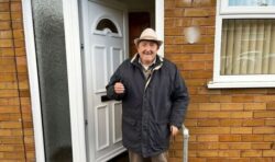 Britain’s oldest first-time buyer finally gets his own house at the age of 86