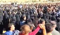 Thousands of Iran protesters shout ‘Death to Khamenei’ after regime murders nine-year-old