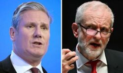 Jeremy Corbyn lashes out at Starmer on immigration as row over Labour policy erupts