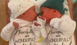 ‘Mindboggling’: Twins are born from embryos frozen in 1992 – when their dad was aged 4