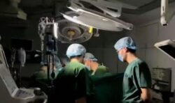 Ukraine doctors battle to save child during heart surgery as blackouts hit Kyiv hospital