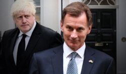 Jeremy Hunt humiliates Boris Johnson after revealing No10 gold wallpaper ‘peeling off’