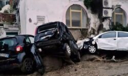 At least eight dead and 100 trapped as landslide engulfs popular Italian holiday hotspot