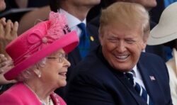 Queen ‘laughed out loud’ when she saw herself with Donald Trump on television