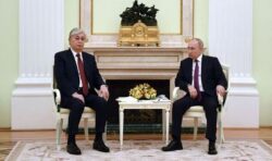 Putin left twitching his feet after Kazakh President Tokayev humiliates him on TV