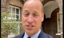 Prince William crowned as TikTok ‘king’ in first post ahead of Earthshot Prize Ceremony