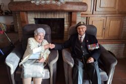 Veteran, 99, reunited with French woman after keeping her photo for 78 years