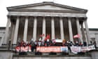 University College London security staff on strike over pay