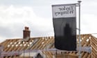 Shares in UK’s top housebuilders fall as housing market cools