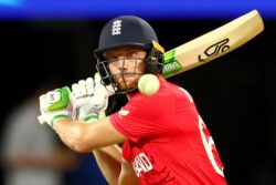 Jos Buttler breaks England record in crucial T20 World Cup win over New Zealand