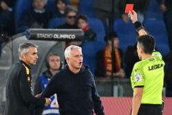 Jose Mourinho slams his Roma players and admits he deserved red card after dramatic draw