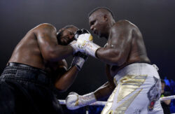 Dillian Whyte seals points win over Jermaine Franklin with Anthony Joshua watching on from ringside