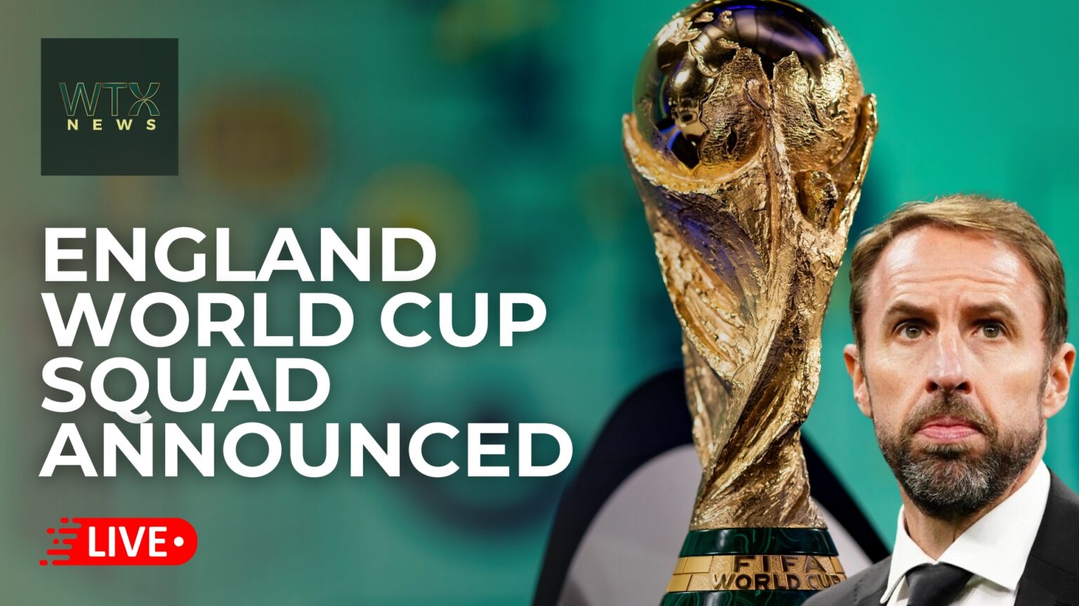 Watch LIVE - Qatar 2022: Gareth Southgate names England World Cup squad 