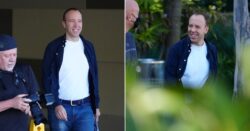 Matt Hancock smirks as he arrives in Australia ahead of I’m A Celebrity amid almighty backlash