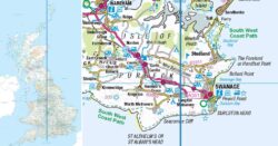 Historical alignment over Britain as true north, magnetic north and grid north line up