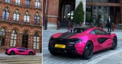 Mystery solved over why pink supercar has been parked outside of hotel for two years