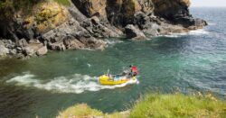 Fishermen rescued from raft after boat sank off Cornish coast