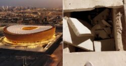 Hole spotted outside Qatar World Cup stadium that will hold final match