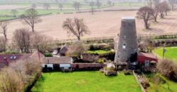 A windmill with circular rooms is on the market for £799,999