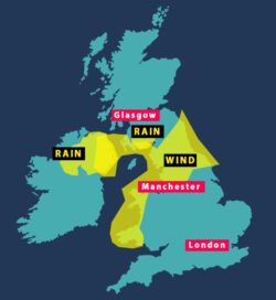 Weather warnings in place after Storm Claudio brings more wind and rain