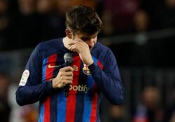 Gerard Pique explains decision to retire in emotional speech to Barcelona fans