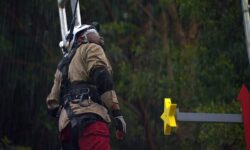 I’m A Celebrity viewers fear for Babatunde’s ‘health and safety’ after undertaking ‘slippery’ trial in pouring rain: ‘It’s so unsafe’