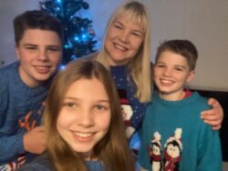 Widowed mum juggles three jobs to provide for her three children