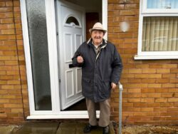 UK’s oldest first-time buyer finally has his own bungalow at 86