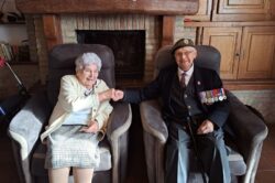 Veteran, 99, reunited with French woman he met as a teen whose photo he kept for 78 years