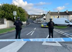 Three held after suspected IRA bomb attack on police officers