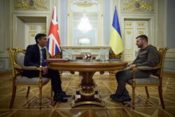 Rishi Sunak makes first visit to Ukraine as PM