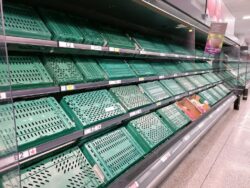 Empty shelves in Shetland supermarkets left cut off from mainland by storms