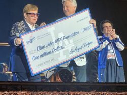 Sir Elton John’s Aids foundation receives million donation from LA Dodgers