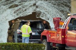 Driver who crashed into Apple store and killed contractor arrested and identified