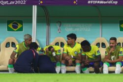Neymar in tears after injury during Brazil’s World Cup win vs Serbia