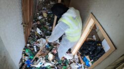 Hoarder’s house rammed with 10 tonnes of rubbish – from beer cans to urine bottles