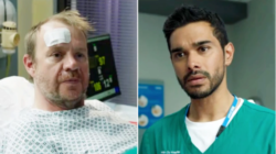 Casualty spoilers: Rash is attacked by a racist thug