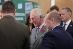 King thanks Morrisons staff on tour of supermarket giant’s HQ