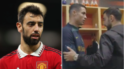 Bruno Fernandes has very tense reunion with Cristiano Ronaldo as he joins Portugal camp
