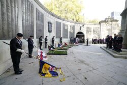 Nation falls silent to mark Armistice Day