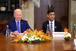 Sunak ‘did not discuss a trade deal’ with Biden