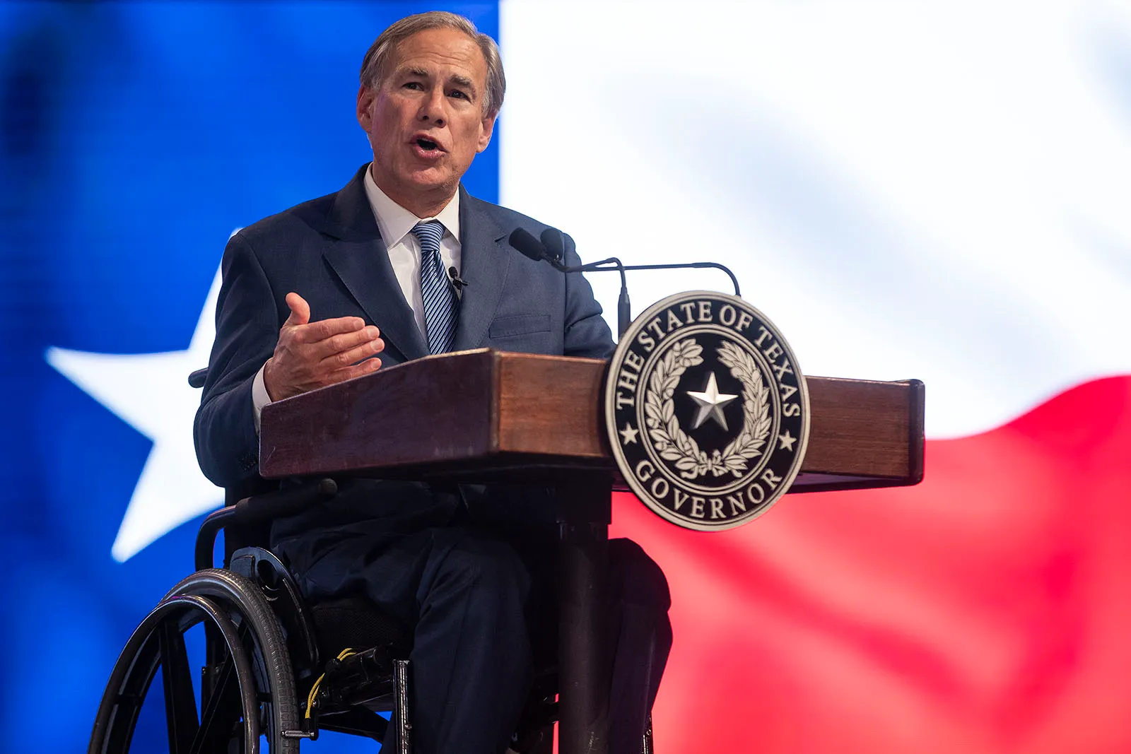 US midterms: The Texas governor’s race - Republican Greg Abbott 
