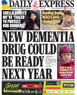 Daily Express – New dementia drug could be ready next year