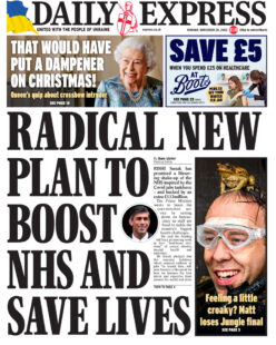 Daily Express – Radical new plan to boost NHS and save lives 