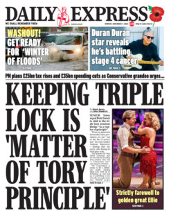 Daily Express – Keeping triple lock is matter of Tory principle 