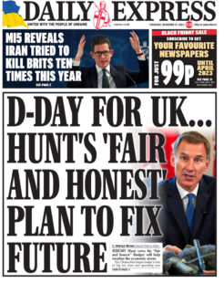 Daily Express – Hunt’s fair and honest plan to fix future 