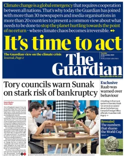 The Guardian – Tory council warn Sunak on stark risk of bankruptcy 