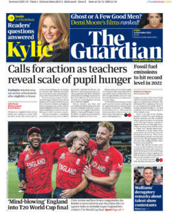 The Guardian – Calls for action as teachers reveal scale of pupil hunger 