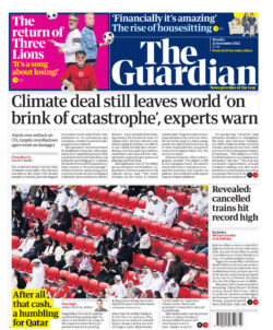 The Guardian – Climate deal still leaves world on brink of catastrophe 