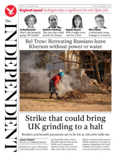 The Independent – Strike that could bring UK grinding to a halt 